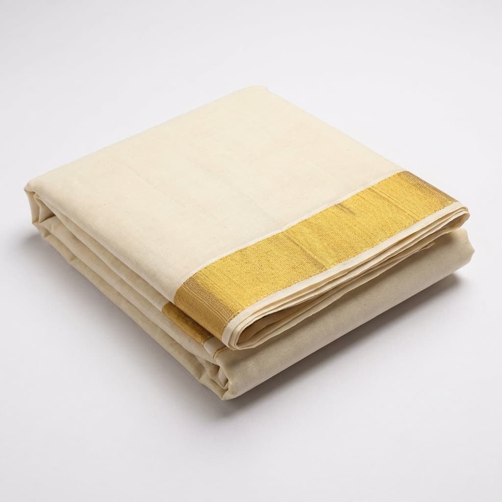 Premium Set Mundu with Kasavu Border